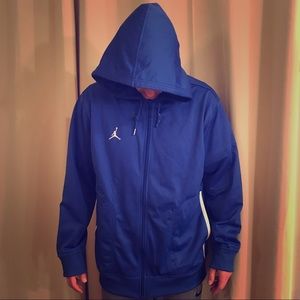 Jordan blue and white hoodie-XL like new condition